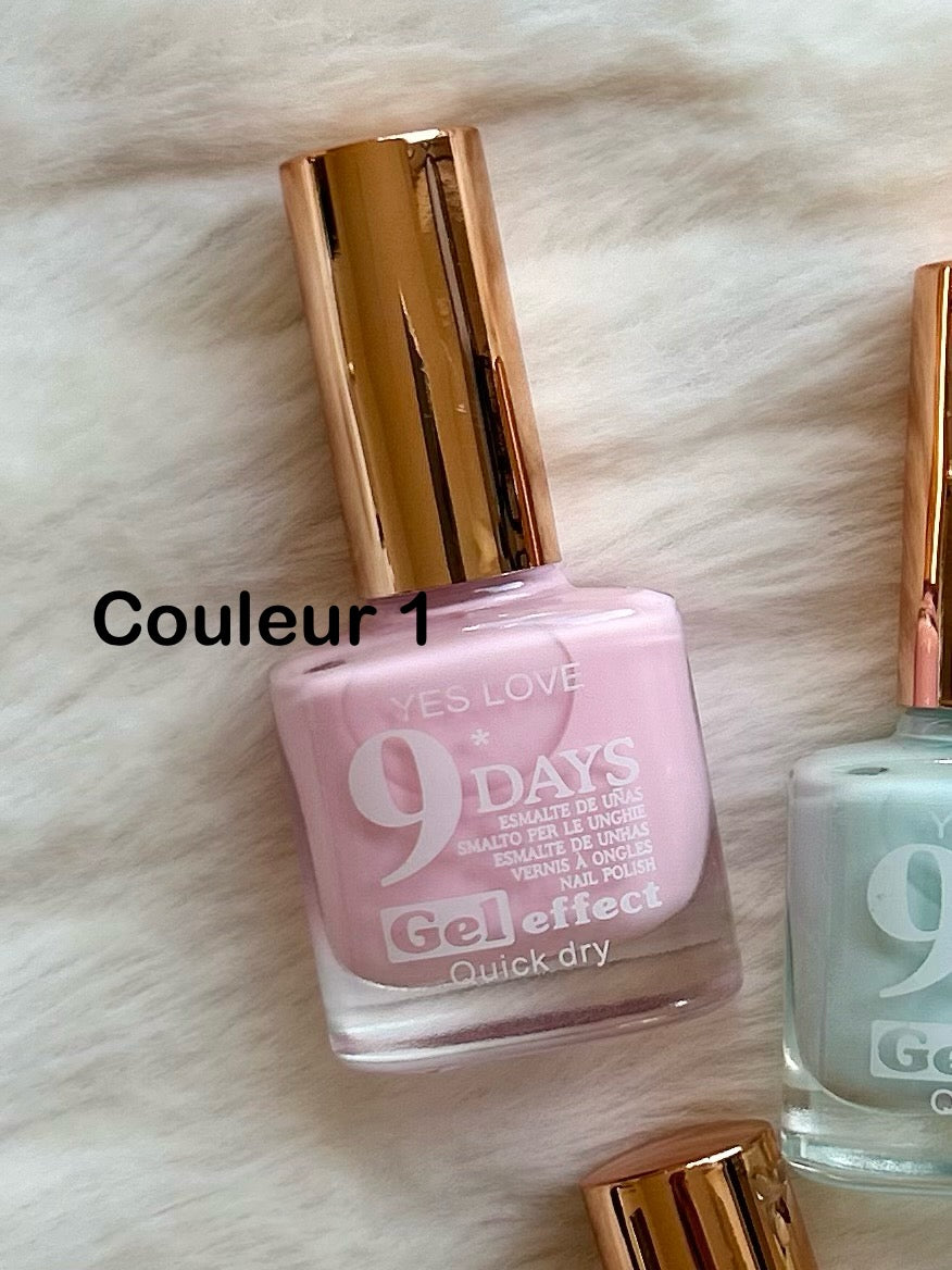 VERNIS EFFET GEL PASTEL