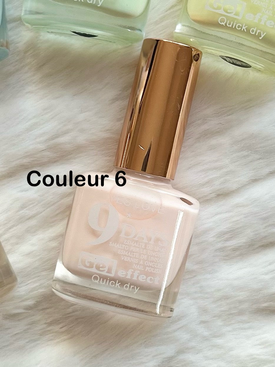 VERNIS EFFET GEL PASTEL